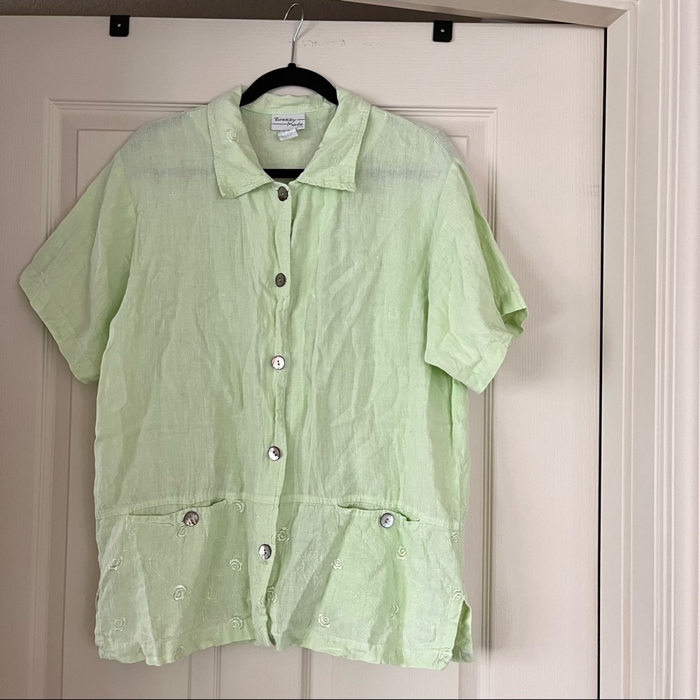 Vintage Linen Top